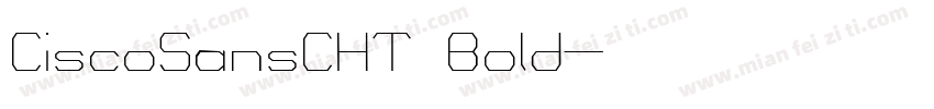 CiscoSansCHT Bold字体转换
